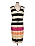 Pixie Lady Stripes Ivory Casual Dress Size L - photo 1
