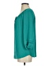 Bellatrix 100% Polyester Teal 3/4 Sleeve Blouse Size S - photo 5