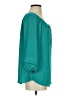 Bellatrix 100% Polyester Teal 3/4 Sleeve Blouse Size S - photo 4