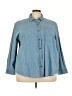 Style&Co 100% Cotton Blue Denim Jacket Size 3X - photo 1