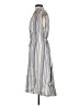 Max Studio 100% Cotton Stripes Gray Casual Dress Size XS - photo 5