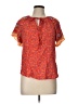 Unbranded Orange Short Sleeve Blouse Size L - photo 1