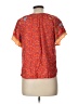Unbranded Orange Short Sleeve Blouse Size L - photo 2