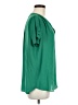 Pleione 100% Polyester Green Short Sleeve Blouse Size M - photo 4