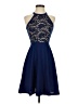 Unbranded 100% Polyester Blue Cocktail Dress Size XS - photo 1