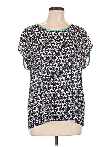 Skies Are Blue Short Sleeve Blouse (view 1)