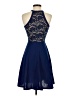 Unbranded 100% Polyester Blue Cocktail Dress Size XS - photo 2