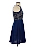 Unbranded 100% Polyester Blue Cocktail Dress Size XS - photo 4
