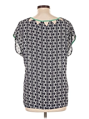 Skies Are Blue Short Sleeve Blouse (view 2)