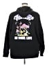 rue21 100% Polyester Black Pullover Hoodie Size 3X - photo 2
