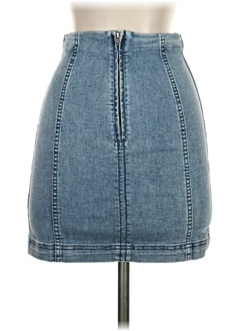 Free People Denim Skirt (view 2)