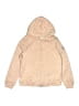 DKNY 100% Polyester Gold Zip Up Hoodie Size 14 - 16 - photo 1