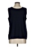 Ann Taylor Blue Sleeveless Top Size L - photo 1