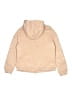 DKNY 100% Polyester Gold Zip Up Hoodie Size 14 - 16 - photo 2