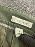 Per Se Solid Green Khaki Shorts Size 8 - photo 3