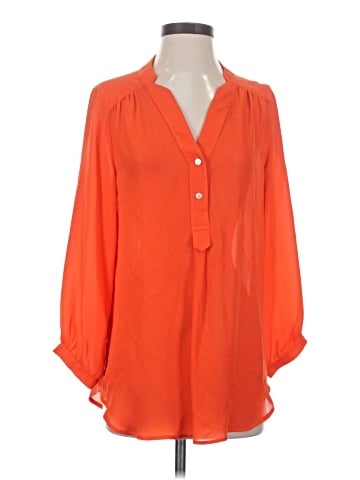 Amour Vert 3/4 Sleeve Silk Top (view 1)