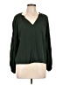 Old Navy Green Long Sleeve Blouse Size L - photo 1
