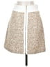 Club Monaco Tweed Tan Ivory Formal Skirt Size 0 - photo 2