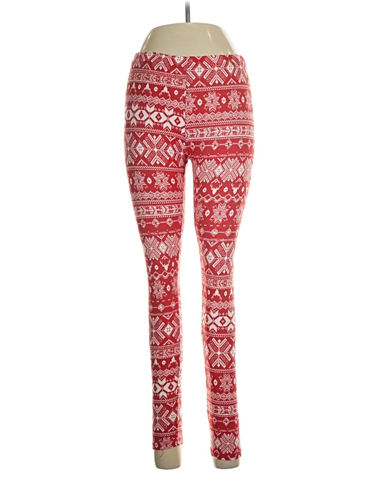 Pre-owned Bobbie Brooks Leggings In Red