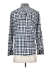 J.Crew Checkered-gingham Blue White Long Sleeve Button-Down Shirt Size 2 - photo 2
