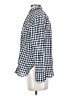 J.Crew Checkered-gingham Blue White Long Sleeve Button-Down Shirt Size 2 - photo 5
