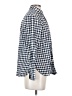 J.Crew Checkered-gingham Blue White Long Sleeve Button-Down Shirt Size 2 - photo 4