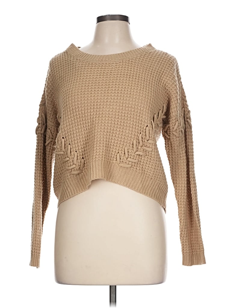 Pre-owned Almost Famous Pullover Sweater In Tan