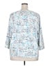 Lark Lane Blue 3/4 Sleeve Blouse Size 3X - photo 2