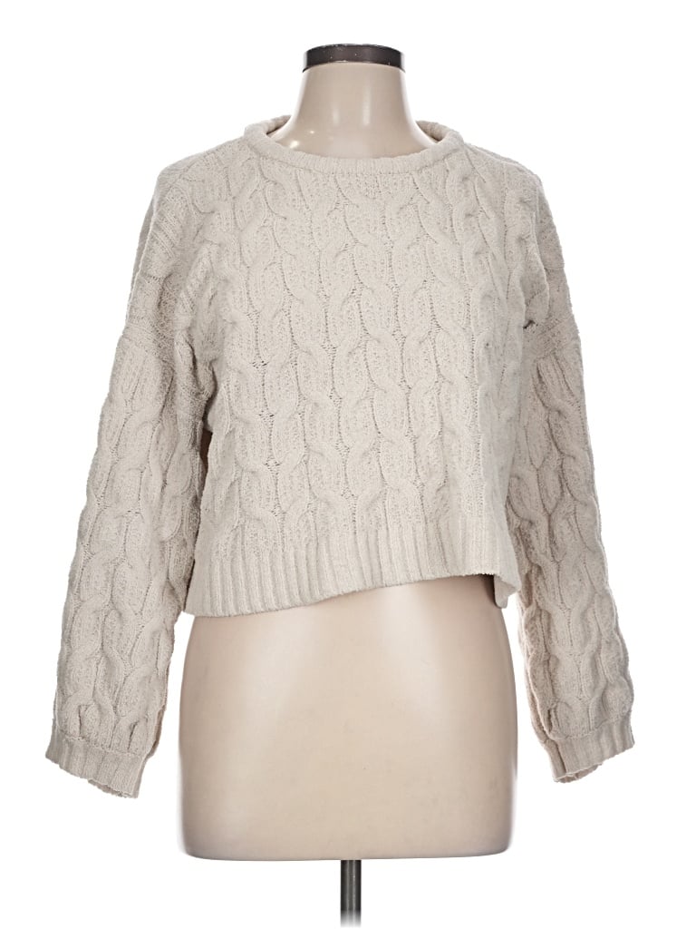 Pre-owned Moon & Madison Pullover Sweater In Tan