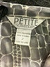 Petite Sophisticate 100% Polyester Tweed Gray Long Sleeve Blouse Size 2 Petite - photo 7