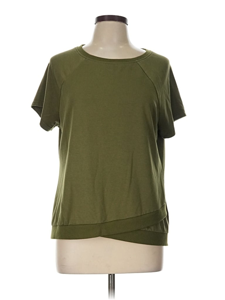 Pre-owned Daisy Fuentes Cardigan Sweater In Green