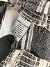 Vanilla Star Stripes Silver Linen Pants Size M - photo 7