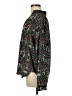 Grace 100% Polyester Floral Black Long Sleeve Blouse Size M - photo 5