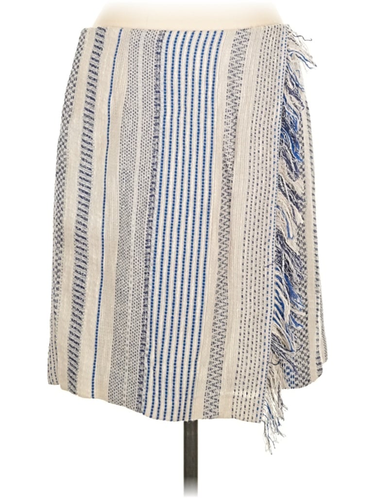 Pre-owned Halogen Casual Skirt In Blue