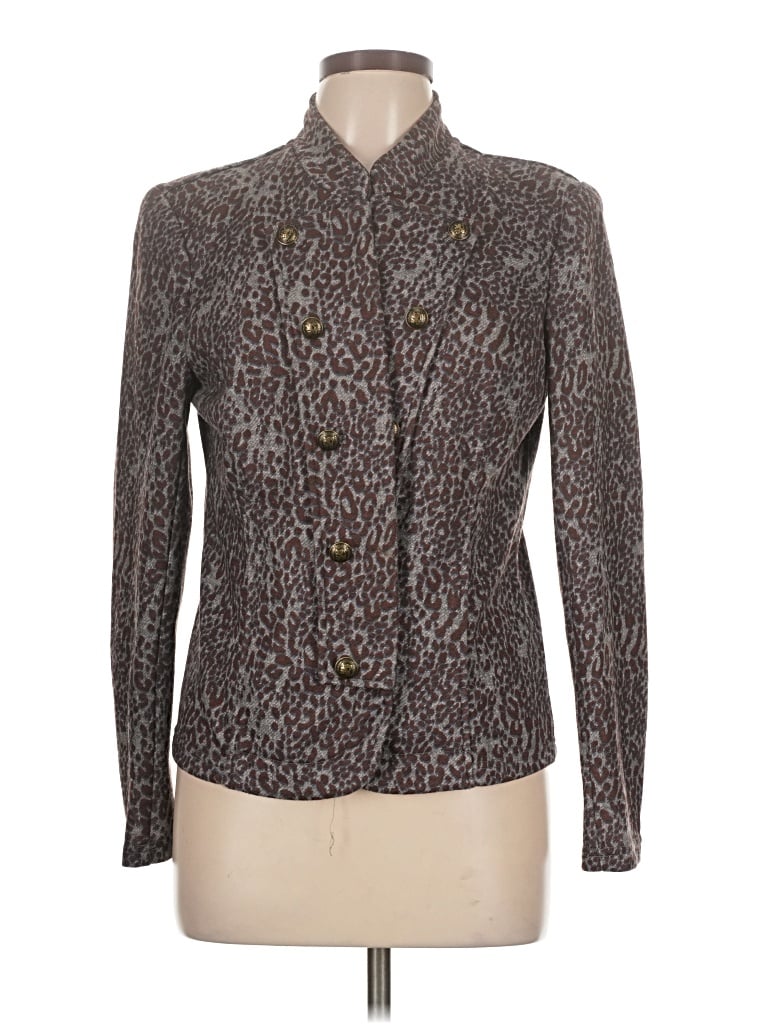 Pre-owned Tommy Hilfiger Blazer Jacket In Brown