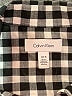 Calvin Klein Checkered-gingham Black Long Sleeve Button-Down Shirt Size M - photo 7