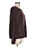 Soma Animal Print Brown Pullover Sweater Size L - photo 4