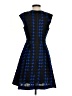 Milly Argyle Blue Cocktail Dress Size 4 - photo 2