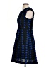 Milly Argyle Blue Cocktail Dress Size 4 - photo 5