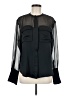 Ramy Brook 100% Polyester Color Block Black Long Sleeve Blouse Size M - photo 1