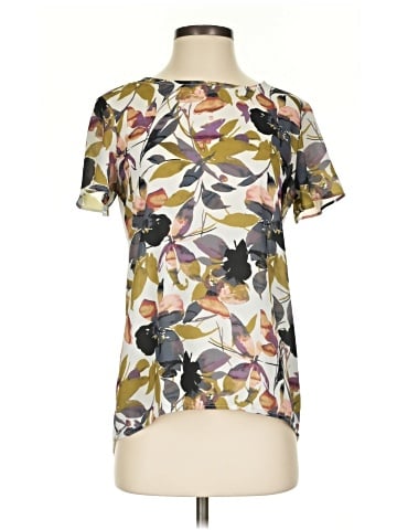 Ann Taylor Factory Short Sleeve Blouse (view 1)