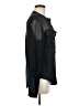 Ramy Brook 100% Polyester Color Block Black Long Sleeve Blouse Size M - photo 4
