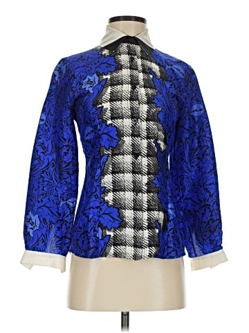 Ostwald Helgason 3/4 Sleeve Silk Top (view 1)