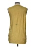 Pol Yellow Sleeveless T-Shirt Size L - photo 2