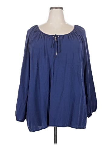 Ellos Long Sleeve Blouse (view 1)