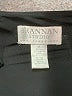 BRANNAN 100% Polyester Solid Black Formal Skirt Size 8 - photo 4
