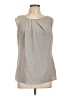 Halogen 100% Silk Gray Blouse Size Lg Petite - photo 1