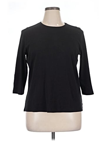 Christopher & Banks 3/4 Sleeve T-Shirt (view 1)