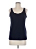 Talbots 100% Cotton Blue Tank Top Size M - photo 1