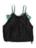 Unbranded Graphic Teal Black Swimsuit Top Size XXL - photo 1